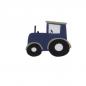 Preview: Bügelbild Traktor Blau groß